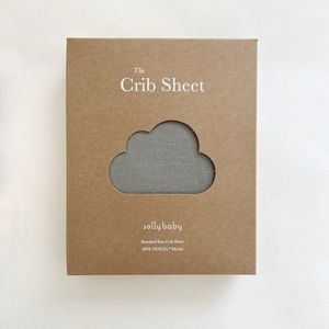 Solly Baby Crib Sheet - Ash
